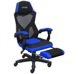 Cadeira Gamer VINIK ROCKET CGR10PVD Preto / Azul Até 150Kg