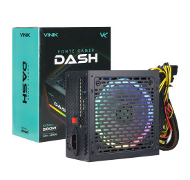 Fonte Vinik Dash 500W LED RGB VFG500WPR