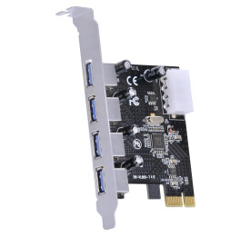 Placa PCI-e com 4 Portas USB 3.0 PU30-4