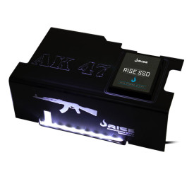 Cover PSU Rise Gaming AK47 com Suporte SSD RG-CP-02-AK