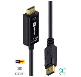 Cabo DisplayPort para HDMI 2.0 Vinik H20DP13-2 4K 2m