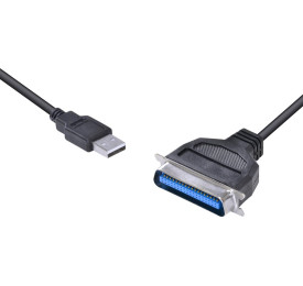 Cabo USB para Impressora Paralela 1.8m