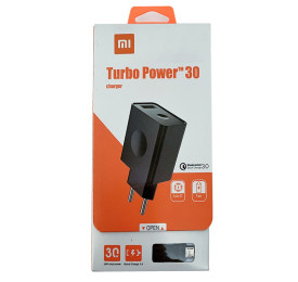 Carregador Xiaomi Turbo Power 30W USB Tipo C