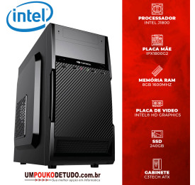 Computador UPK Home INTEL J1800 / Memória 8GB / SSD 240GB