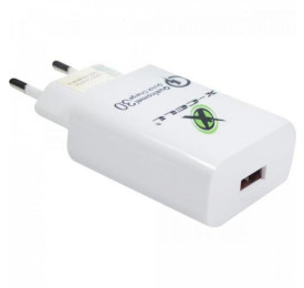 Carregador Turbo Quick Charge USB 4.2 XC-UR9 Branco X-CELL FLEX