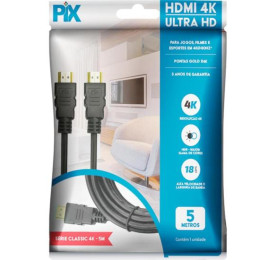 Cabo HDMI 2.0 Pix 4K 5m