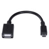 Cabo OTG Micro USB para USB 2.0 15cm