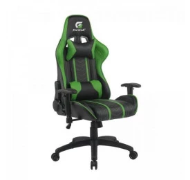 Cadeira Gamer FORTREK Black Hawk Preta/Verde Até 140Kg