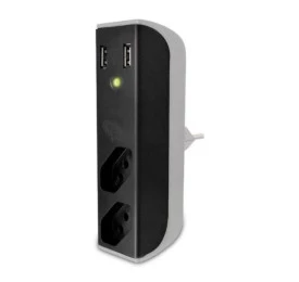 Filtro De Linha Com 2 Tomadas + Carregador USB Bright