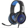 Headset Vinik Dobrável DHE-8010 Preto/ Azul, USB / P2