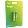 Pilha Elgin AAA Alcalina c/ 2 unidades