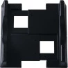 Suporte para CPU com Rodinhas Preto
