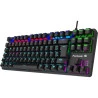 Teclado Gamer Fortrek Mecânico Black Hawk Compact Rainbow