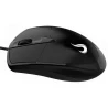 Mouse Rise Mode OF 01 USB, 3200 DPI, Preto - RM-MO-01-FB