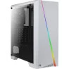 Gabinete Gamer Mid Tower RGB Cylon Branco AEROCOOL