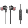 Fone de Ouvido com Microfone Bright Ghost Tipo C Preto