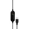 Headset Office Fortrek FK 731A USB Preto