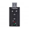 Placa de Som Vinik USB 7.1 Canais Virtual AUSB71
